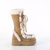 DemoniaCult - CUBBY311 Bottes de plateforme - Crème Product image